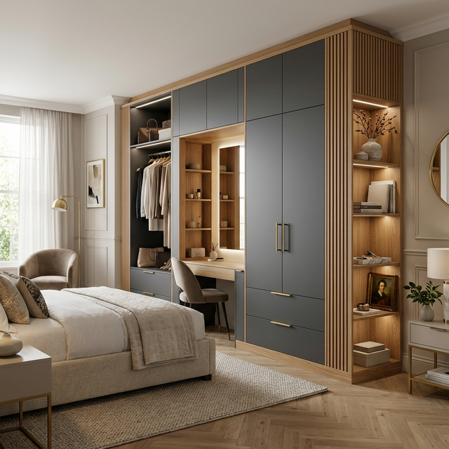 Custom fitted wardrobes